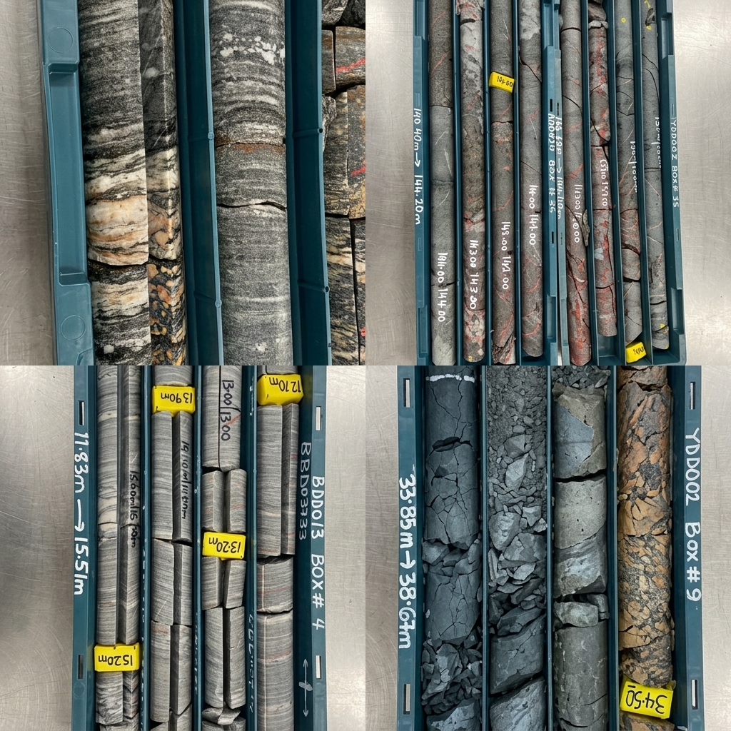 Core sample analysis at CESTOS field lab